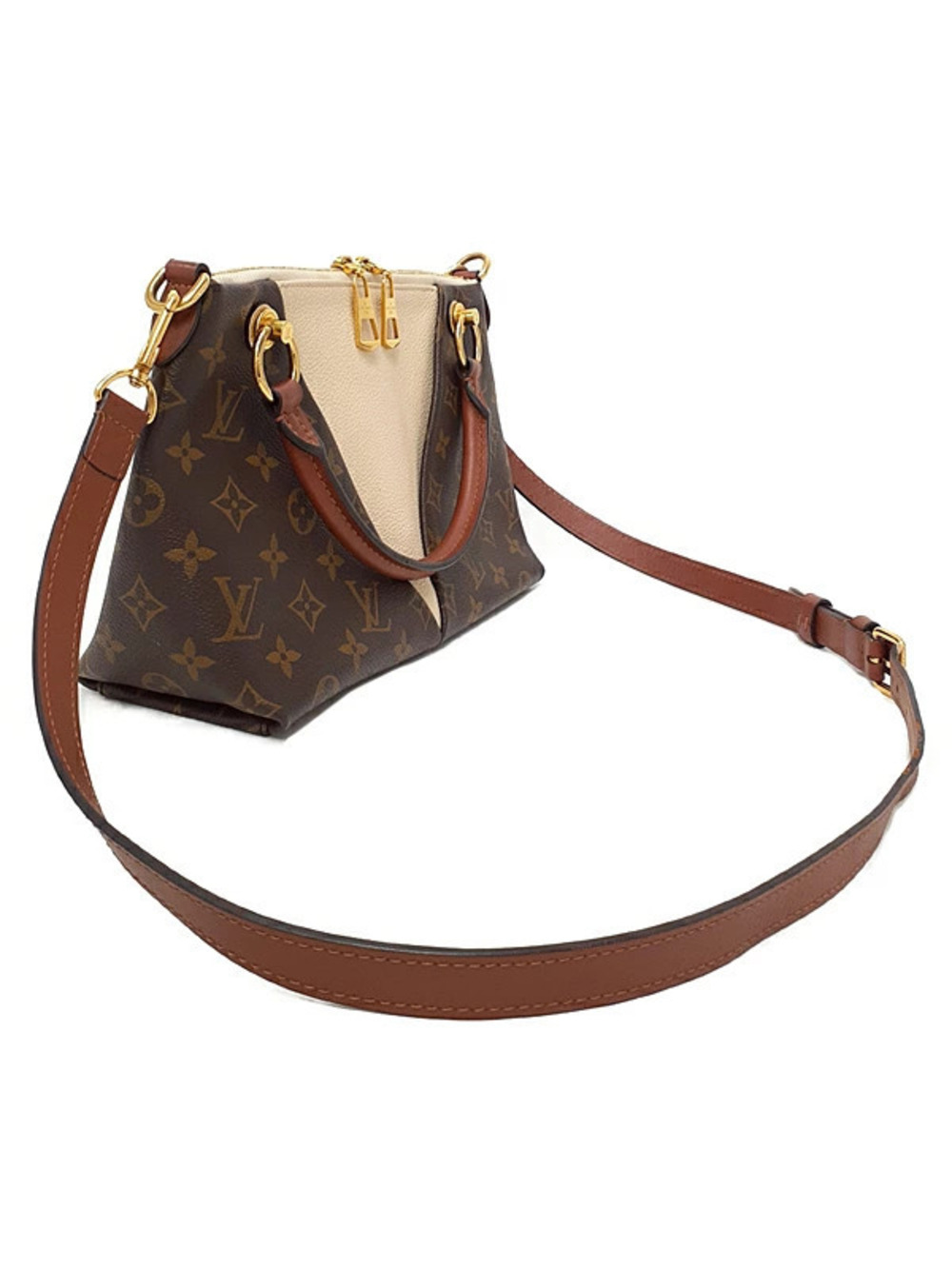 Louis Vuitton Monogram Bag Tote V Brown